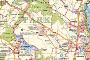 Kartenausschnitt der Gemeinde Kulpin und Umgebung